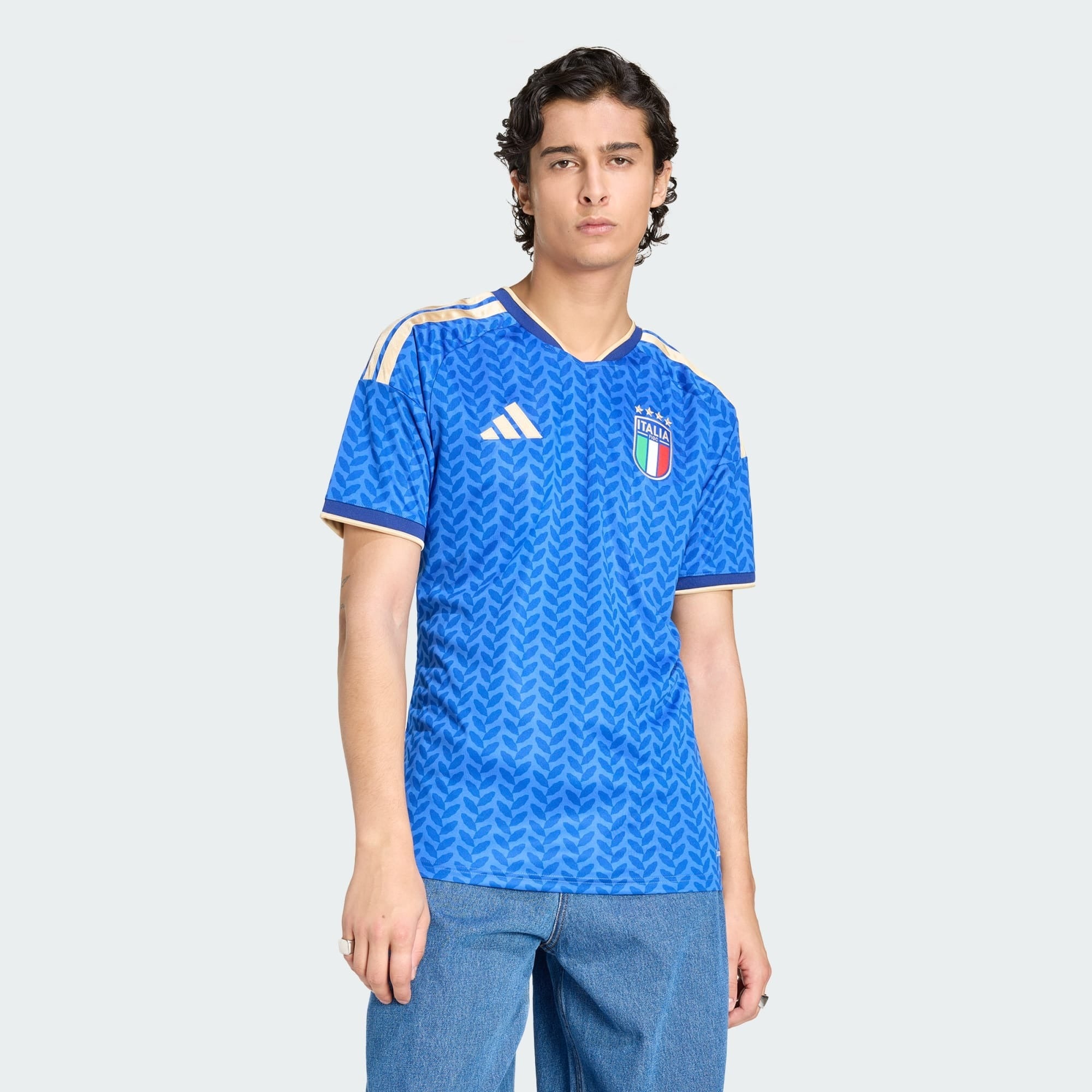 Camisa Itália I 2026 - Torcedor Masculina - Azul