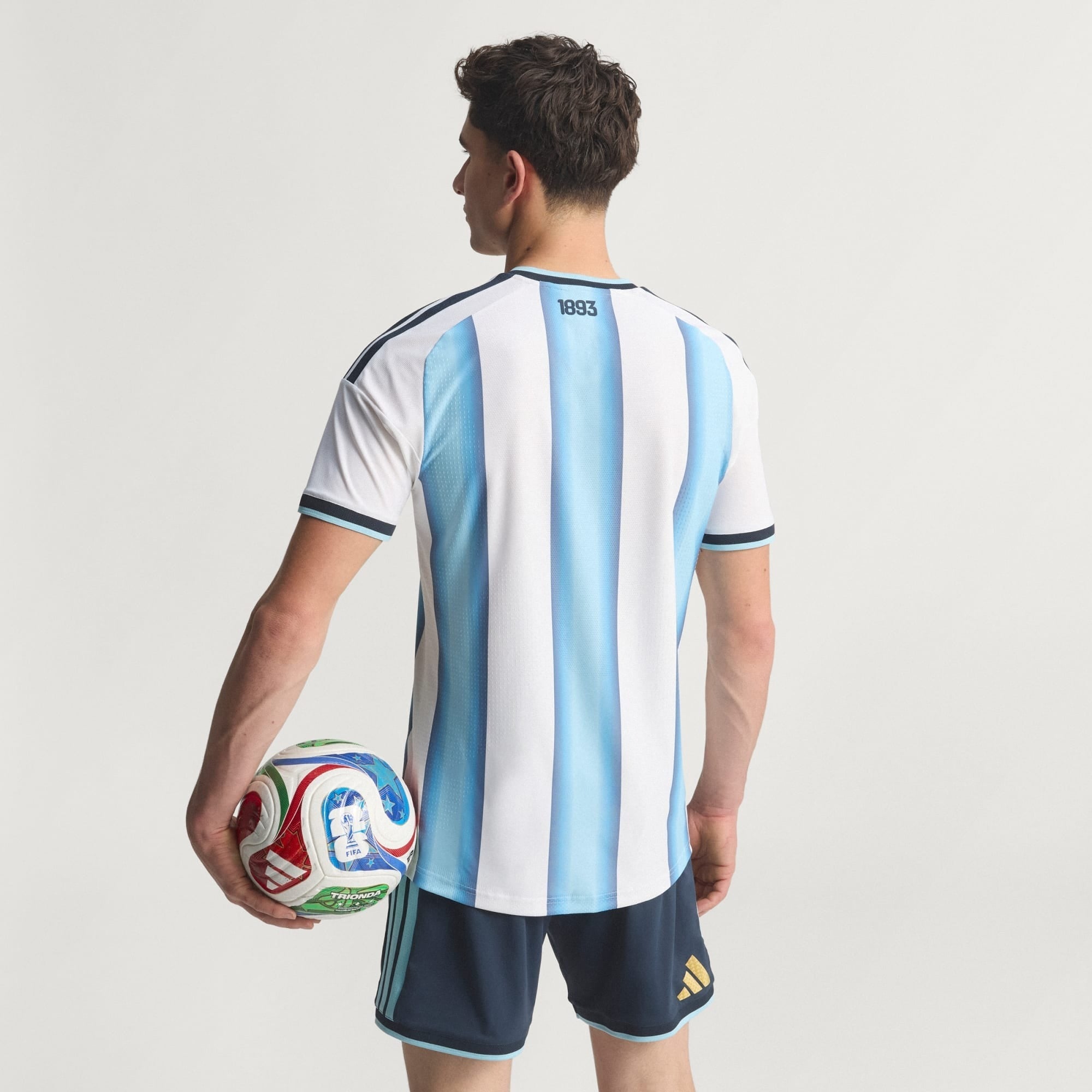 Camisa Argentina I 2026 - Jogador Masculina - Branca e Azul