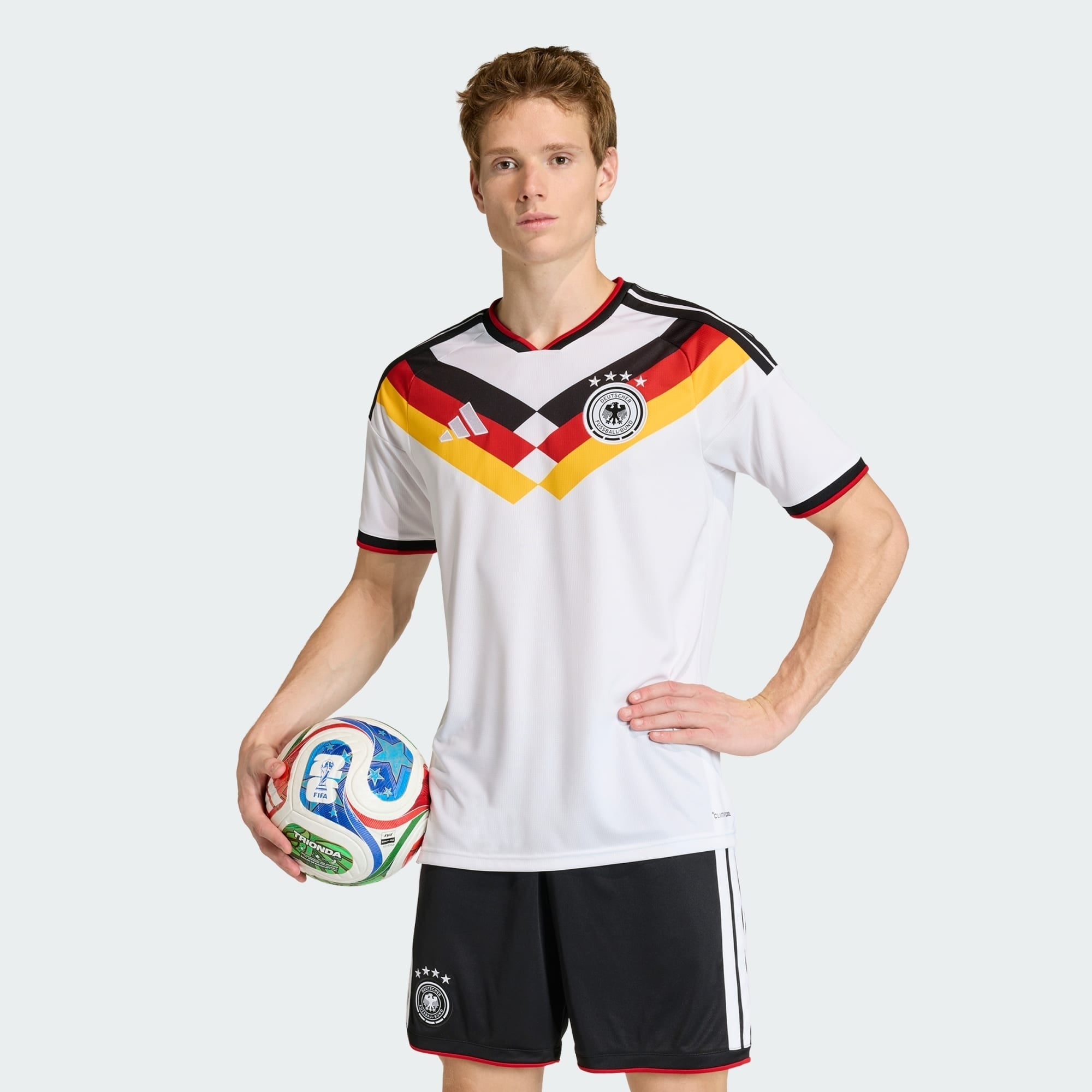 Camisa Alemanha I 2026 - Torcedor Masculina - Branca