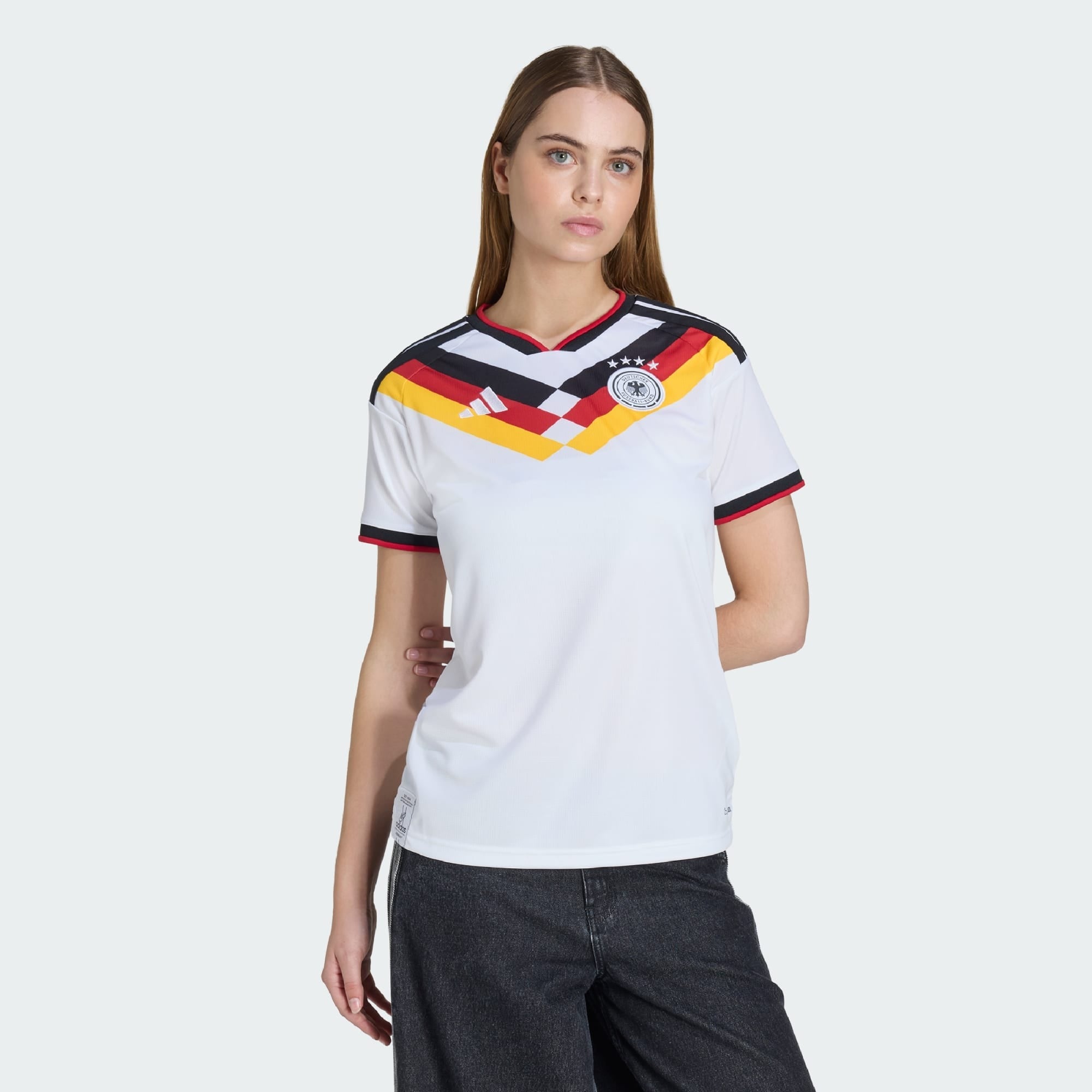 Camisa Alemanha I 2026 - Torcedor Feminina - Branca