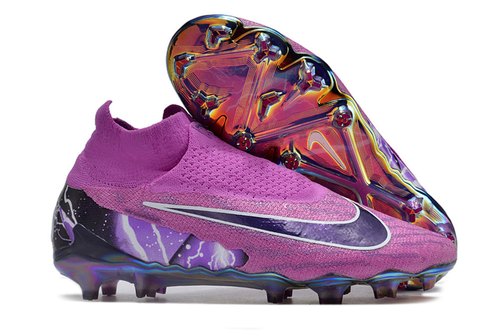 Chuteira Campo Nike Phantom GX DF Elite FG Roxa "Thunder"