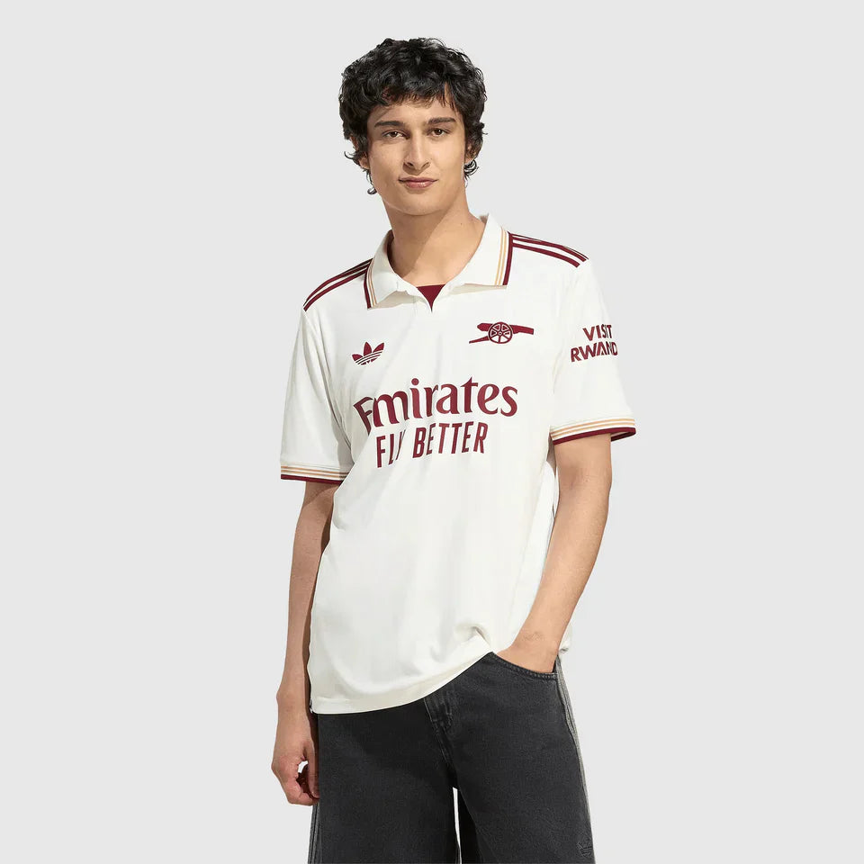 Camisa Arsenal III 25/26 Torcedor adidas Masculina Off White