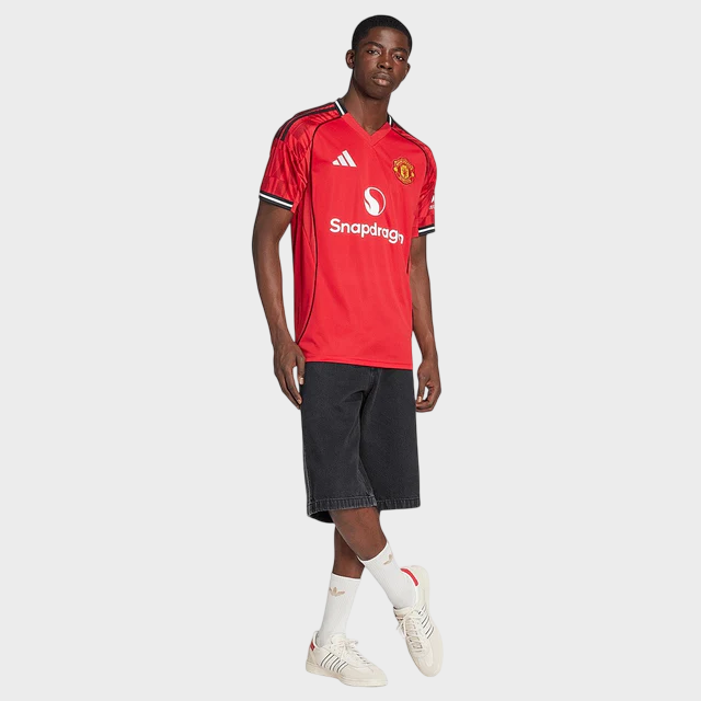 Camisa Manchester United I 25/26 Torcedor adidas Masculina Vermelho