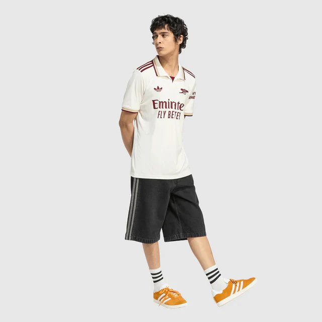 Camisa Arsenal III 25/26 Torcedor adidas Masculina Off White