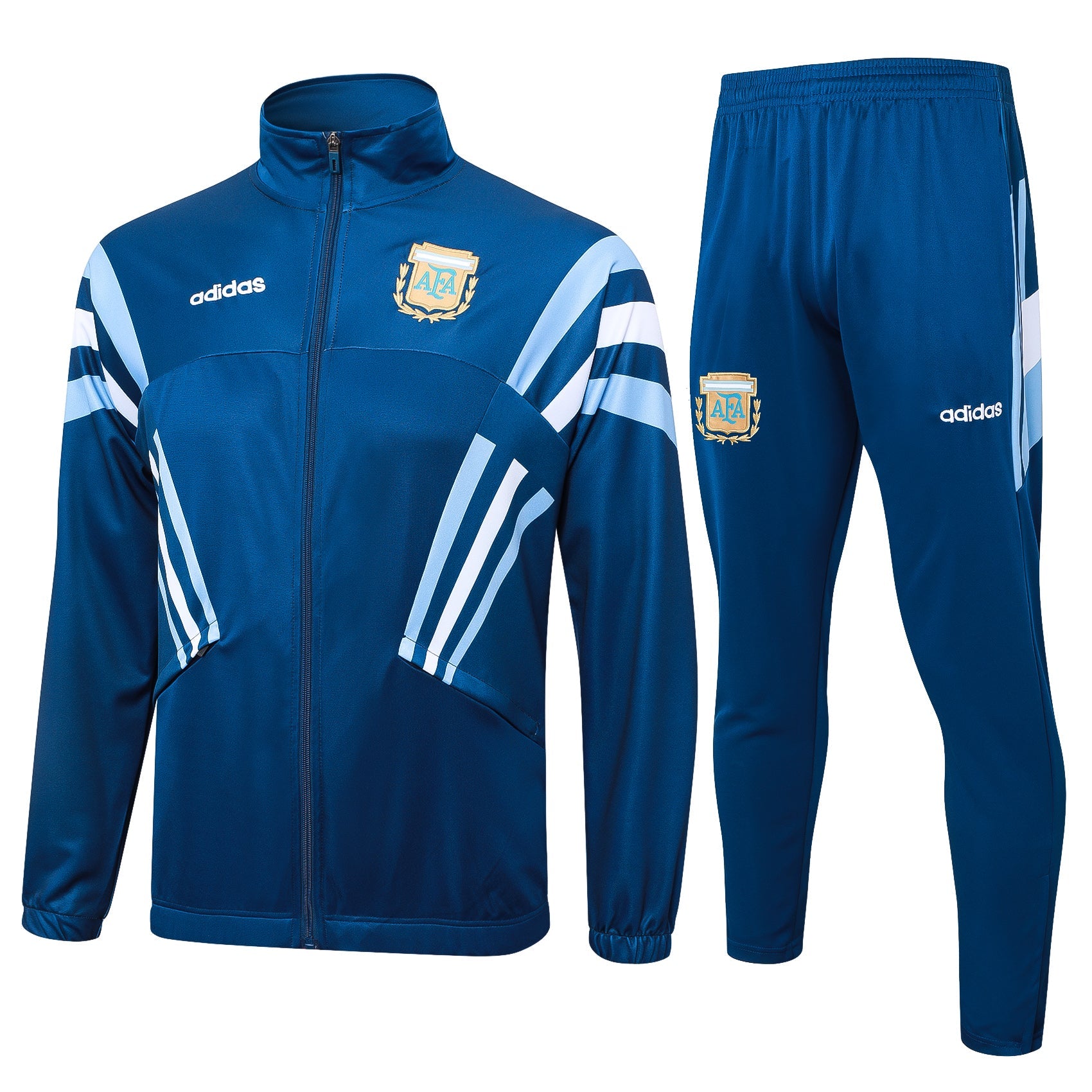 Conjunto Agasalho Treino Argentina 24/25 Azul Marinho