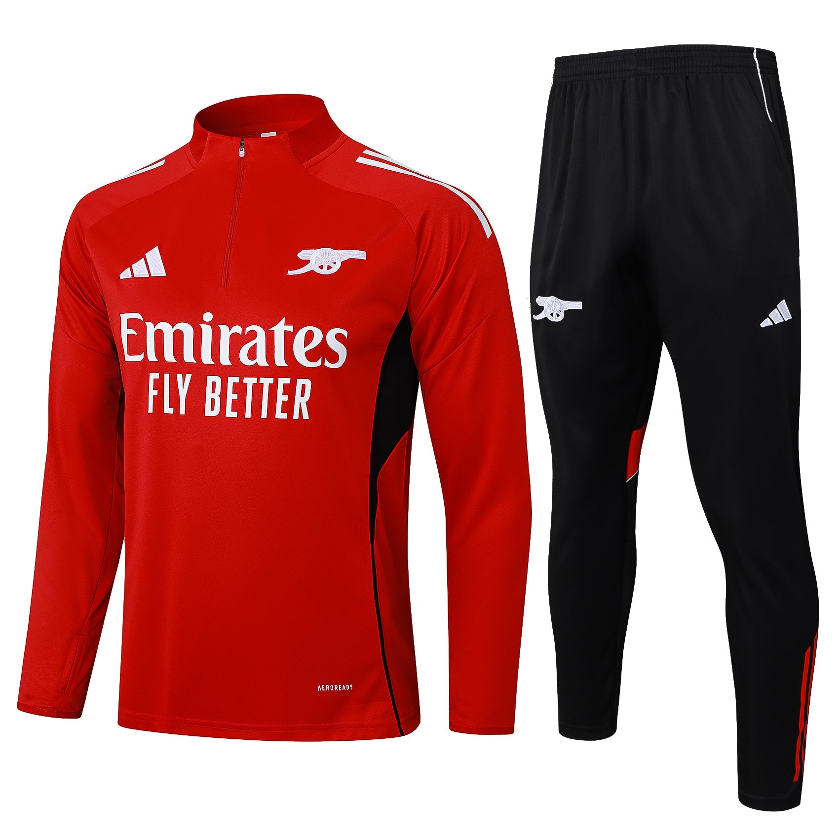 Conjunto Agasalho Treino Arsenal 25/26 Vermelho