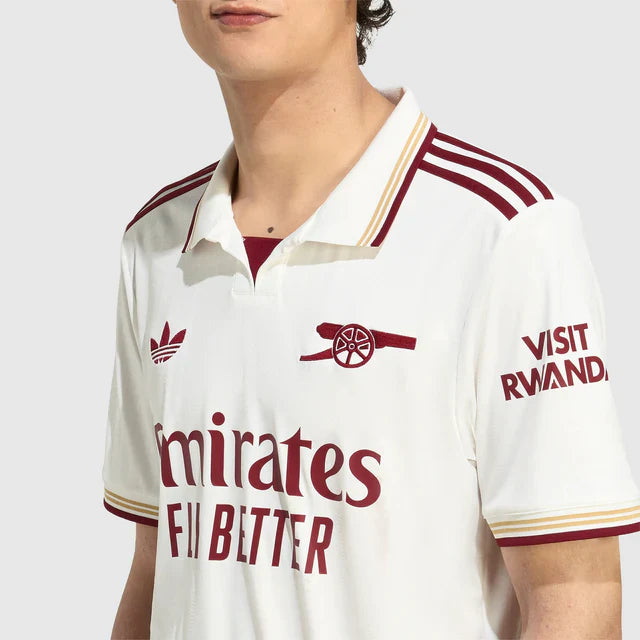 Camisa Arsenal III 25/26 Torcedor adidas Masculina Off White