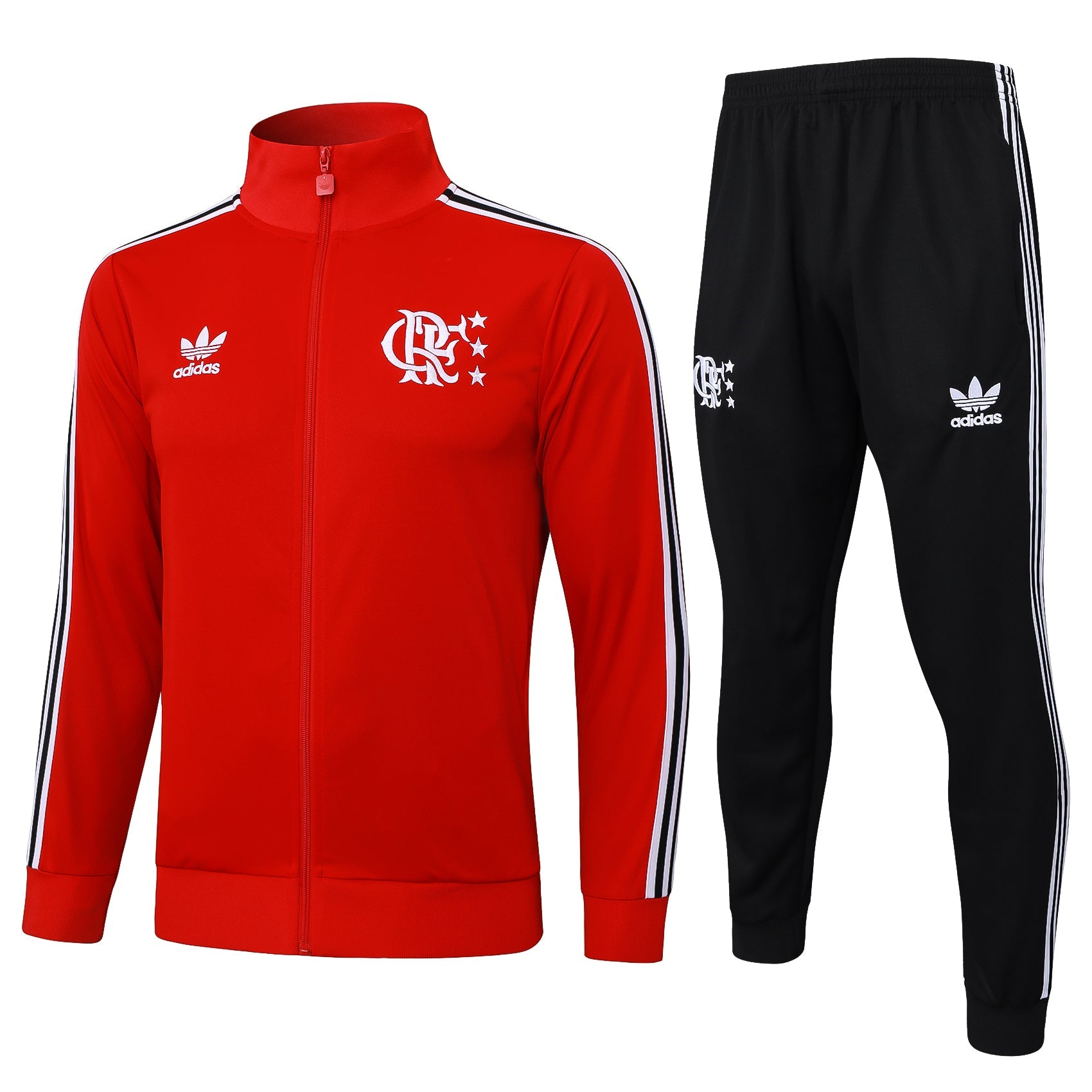 Conjunto Agasalho Treino Flamengo 25/26 Vermelho