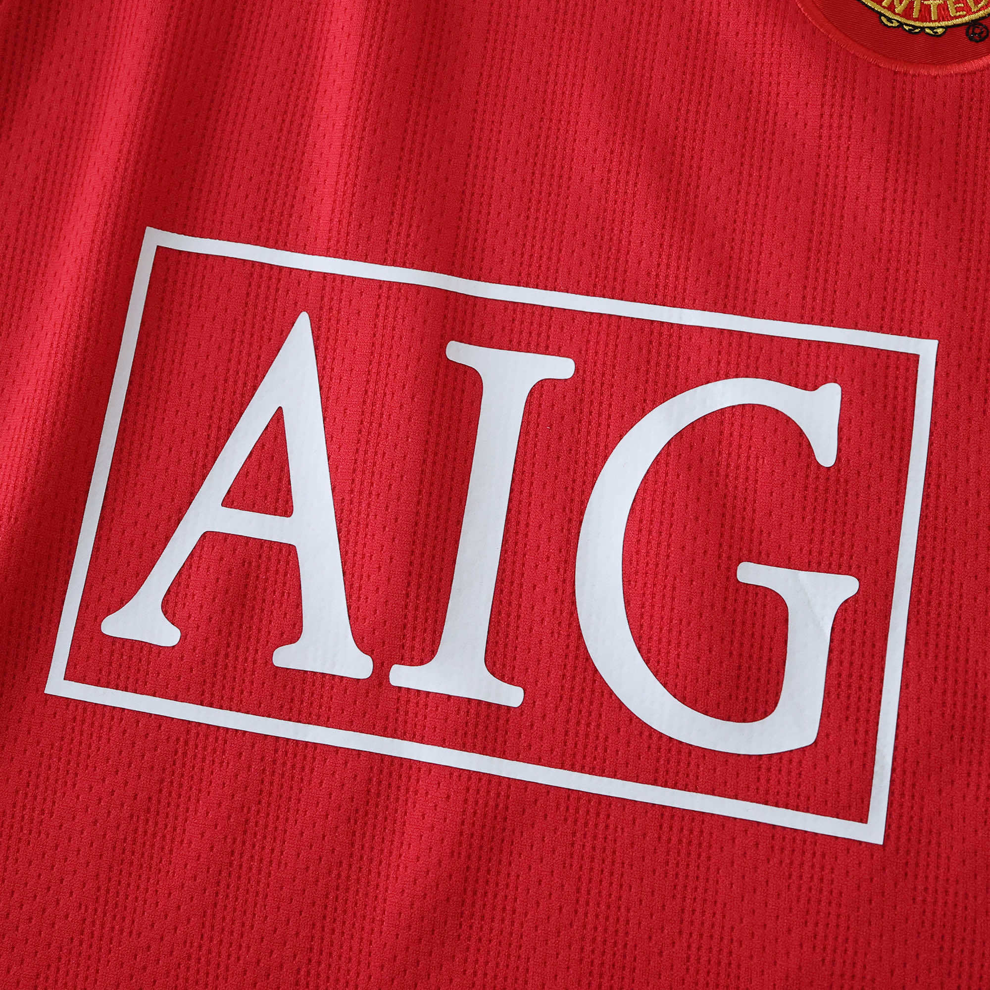 Conjunto Infantil Retrô Manchester United I 07/08