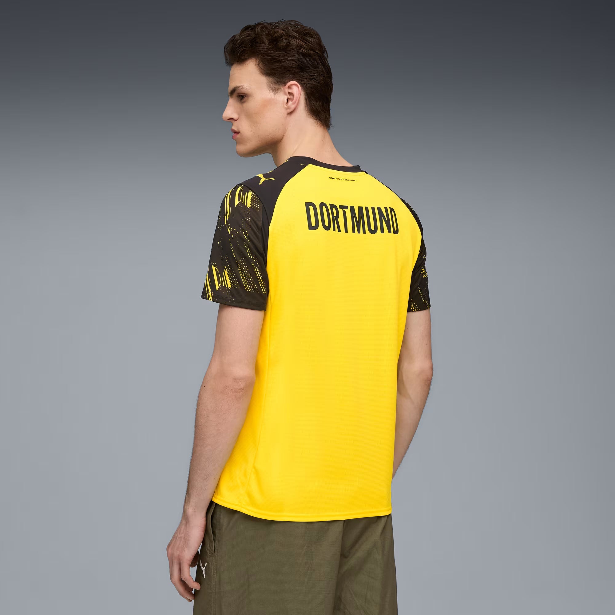 Camisa Borussia Dortmund I 25/26 Torcedor Puma Masculina Amarelo