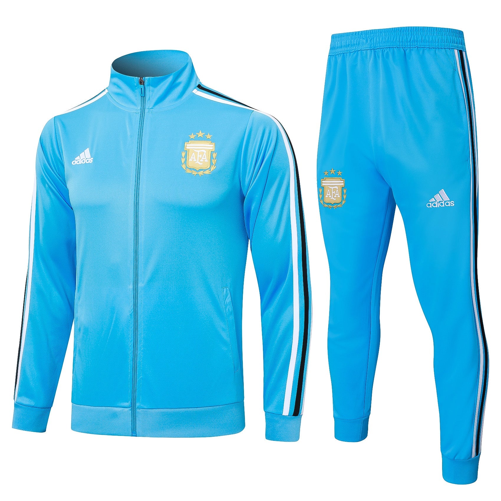Conjunto Agasalho Treino Argentina 24/25 Azul Celeste