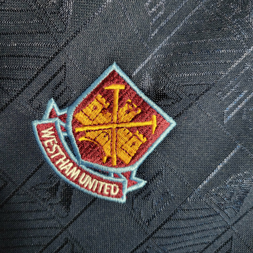 Camisa Retrô West Ham 1997 Iron Maiden Azul