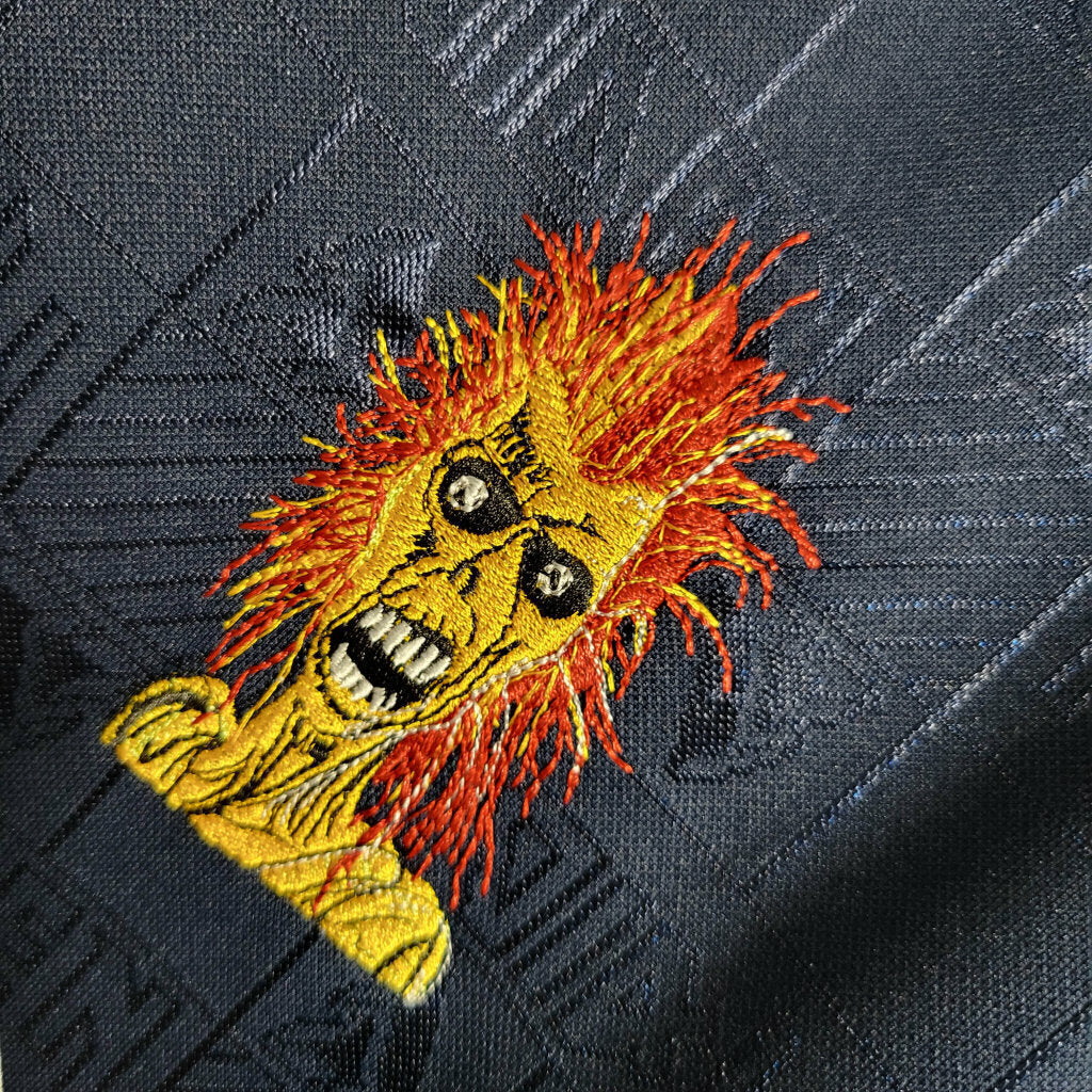 Camisa Retrô West Ham 1997 Iron Maiden Azul