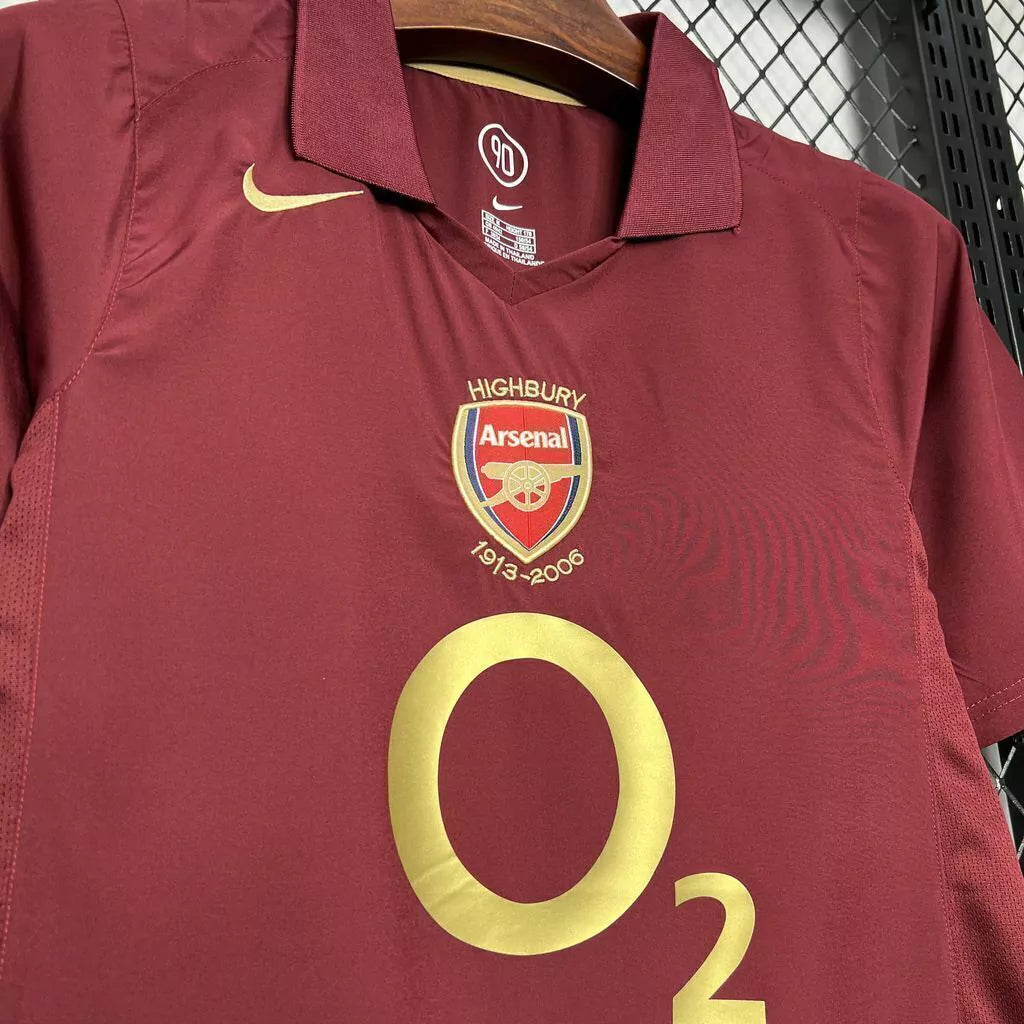 Camisa Retrô Arsenal I 2005/2006 Nike