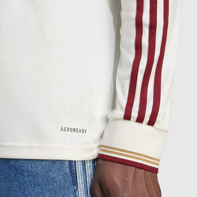 Camisa Manga Longa Arsenal III 25/26 Torcedor adidas Masculina Off White