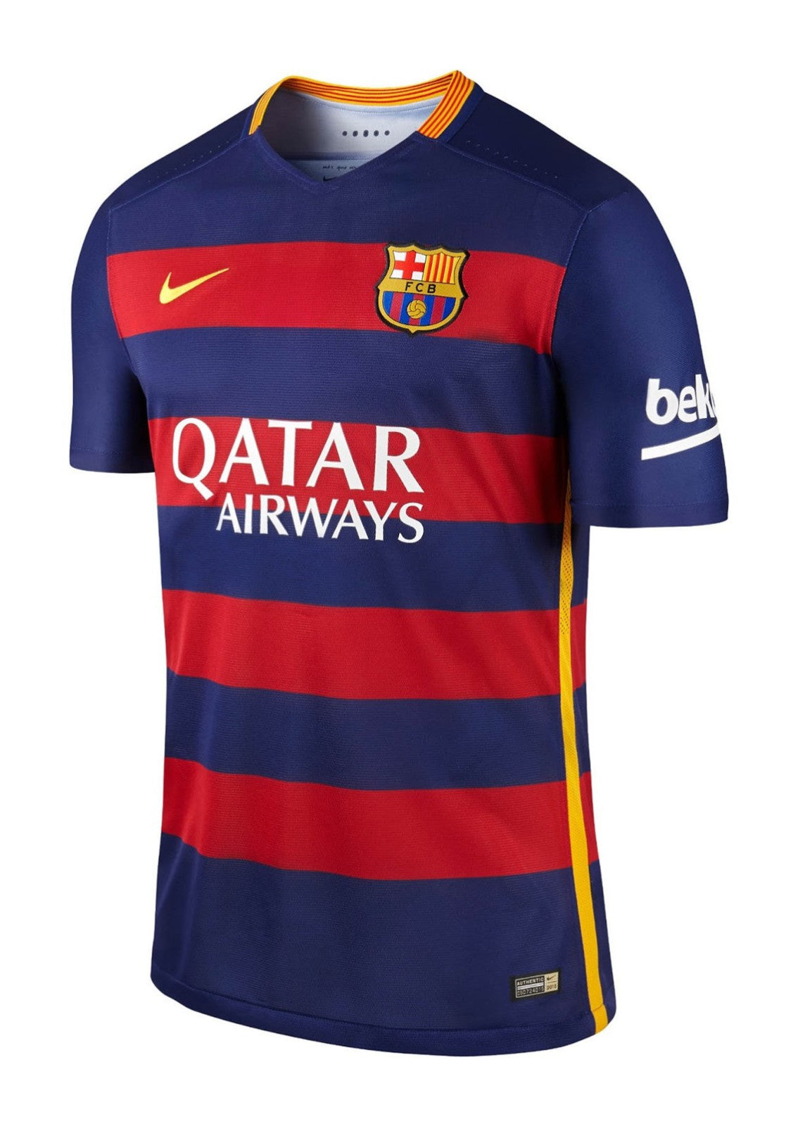 Camisa Retrô Barcelona I 2015/16 Nike Torcedor