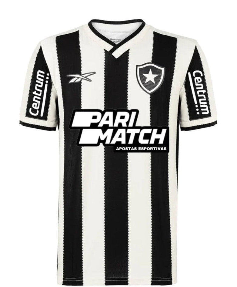 Camisa Botafogo I 24/25 Torcedor Masculina Patrocínios