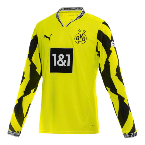 Camisa Manga Longa Borussia Dortmund I 24/25 Torcedor Masculina