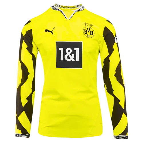 Camisa Manga Longa Borussia Dortmund I 24/25 Torcedor Masculina