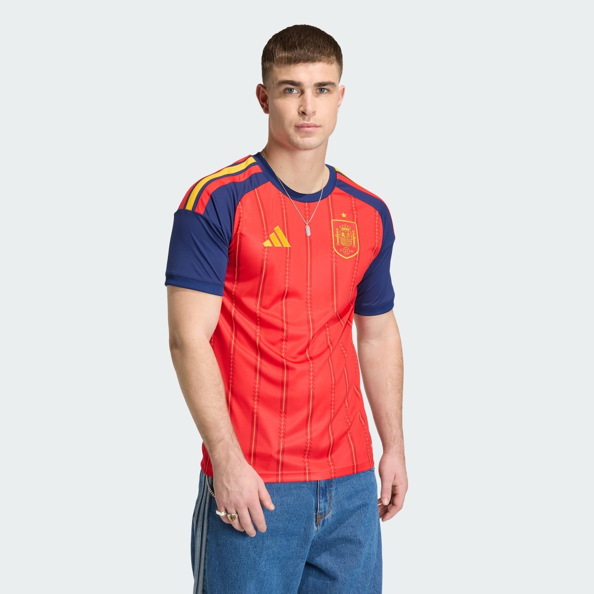 Camisa Espanha I 2026 - Torcedor Masculina - Vermelha