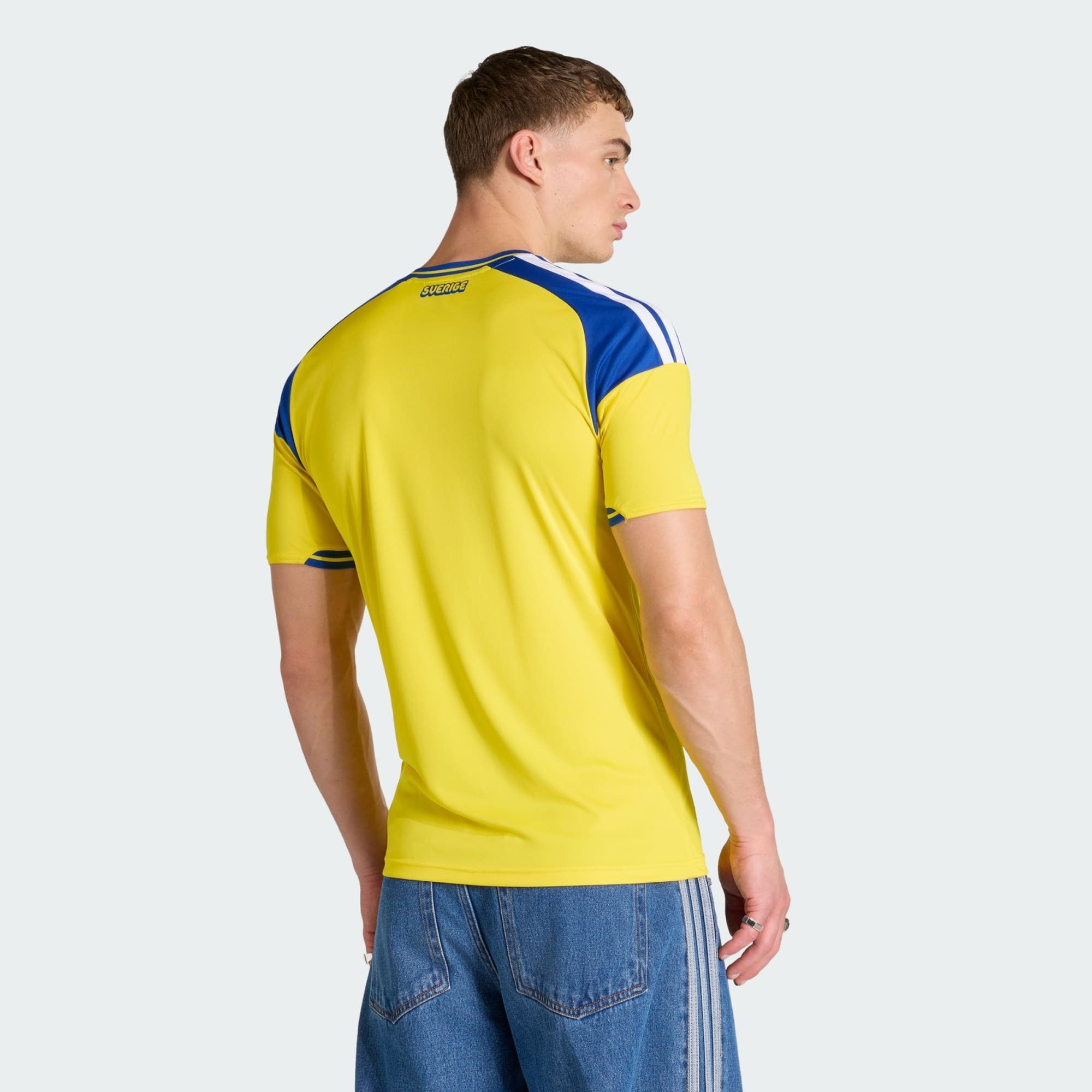 Camisa Suécia I 2026 - Torcedor Masculina - Amarela