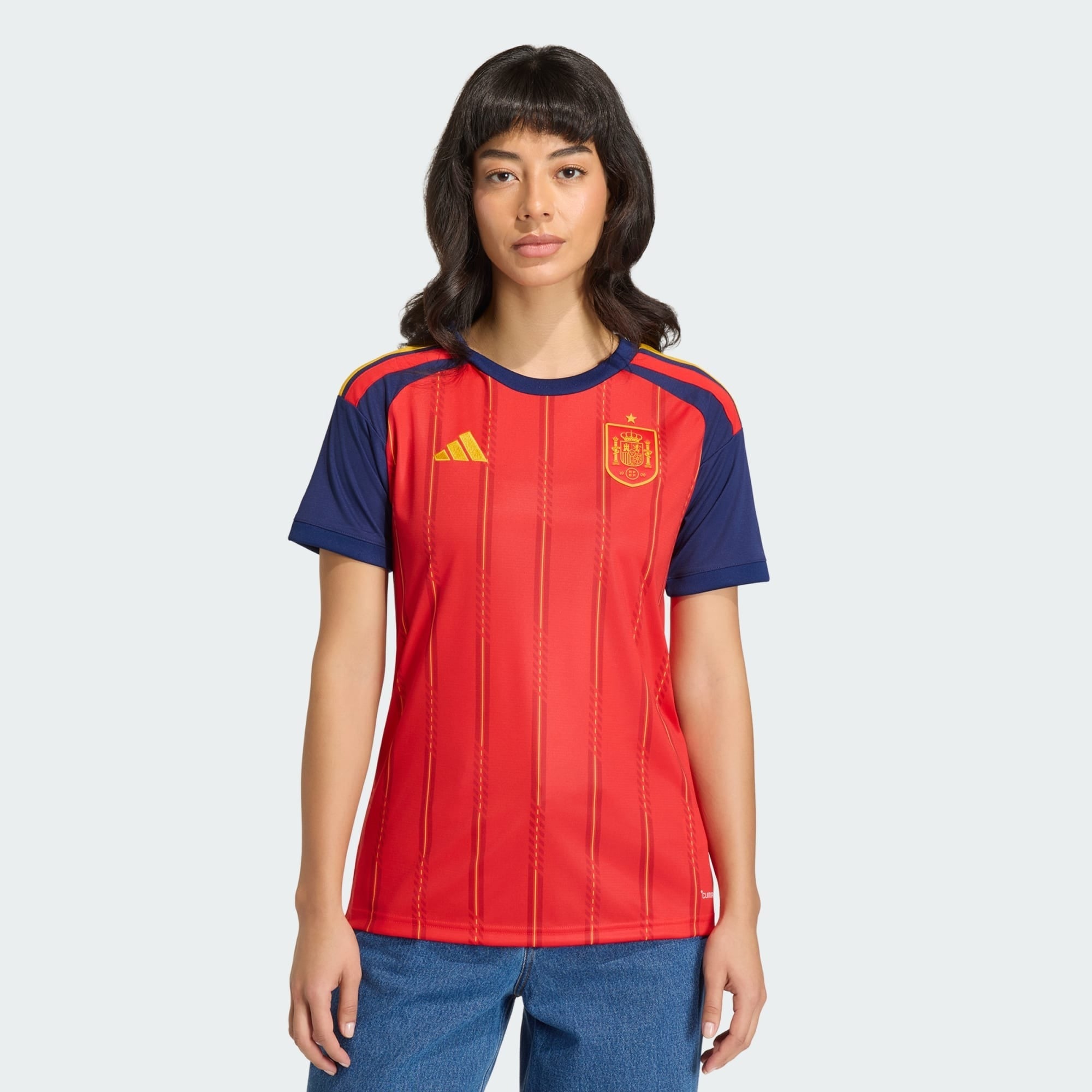 Camisa Espanha I 2026 - Torcedor Feminina - Vermelha