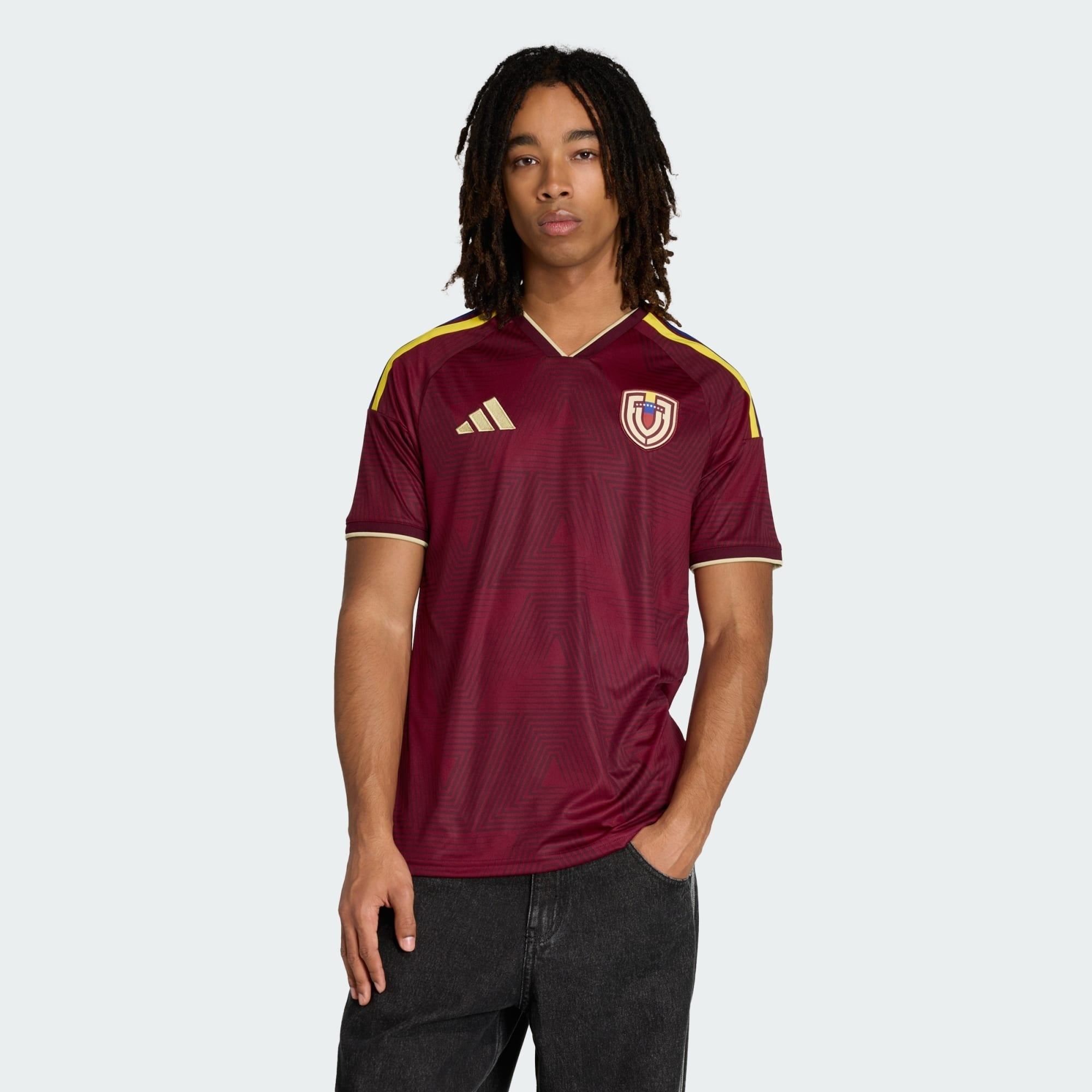 Camisa Venezuela I 2026 - Torcedor Masculina - Vinho