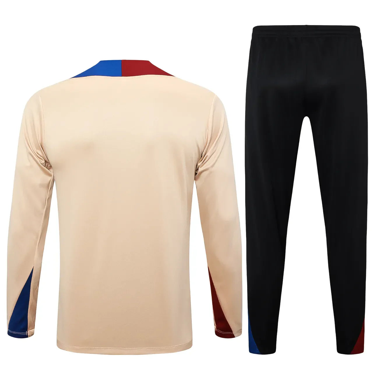 Conjunto Agasalho Treino Barcelona 24/25 Bege