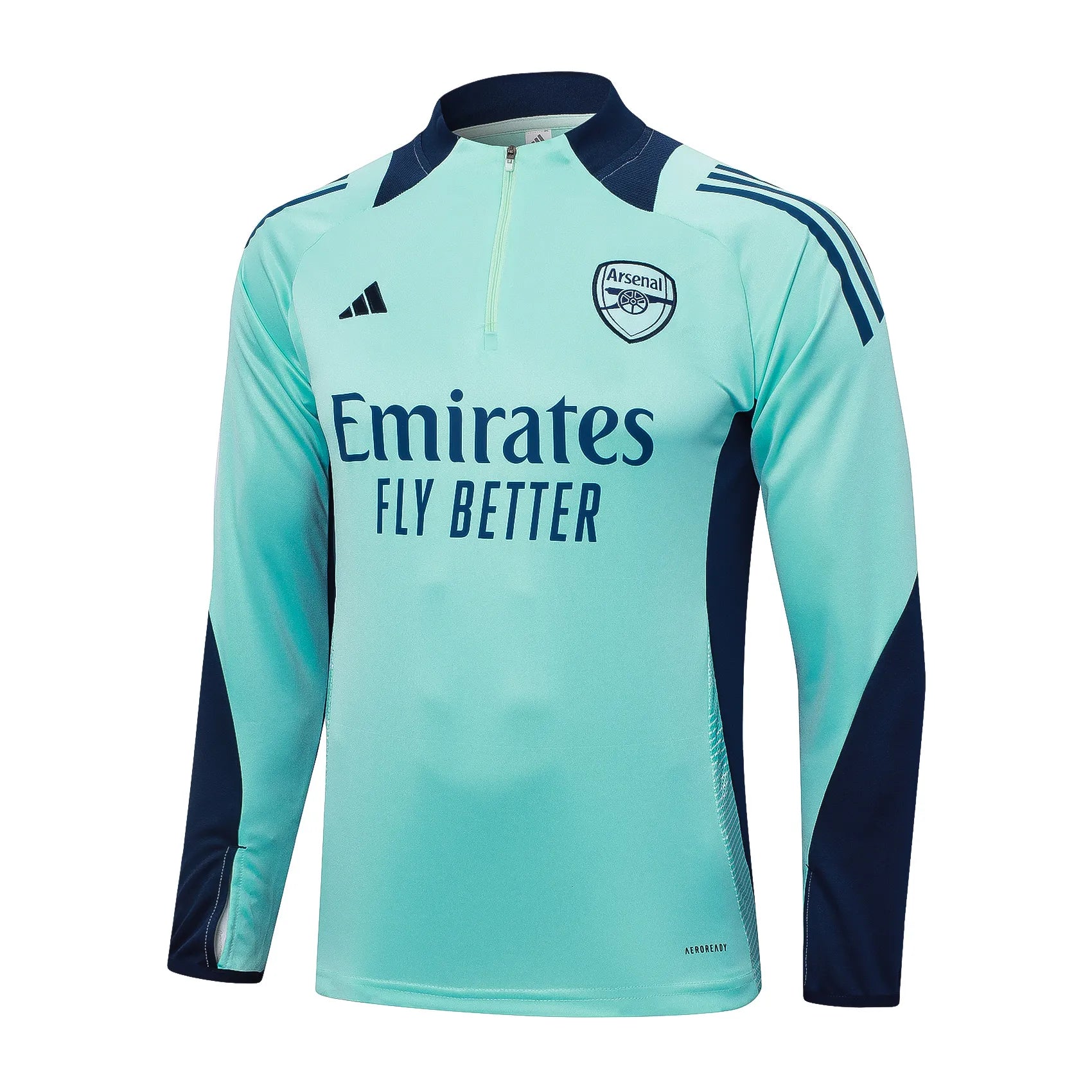 Conjunto Agasalho Treino Arsenal 24/25 Azul Turquesa