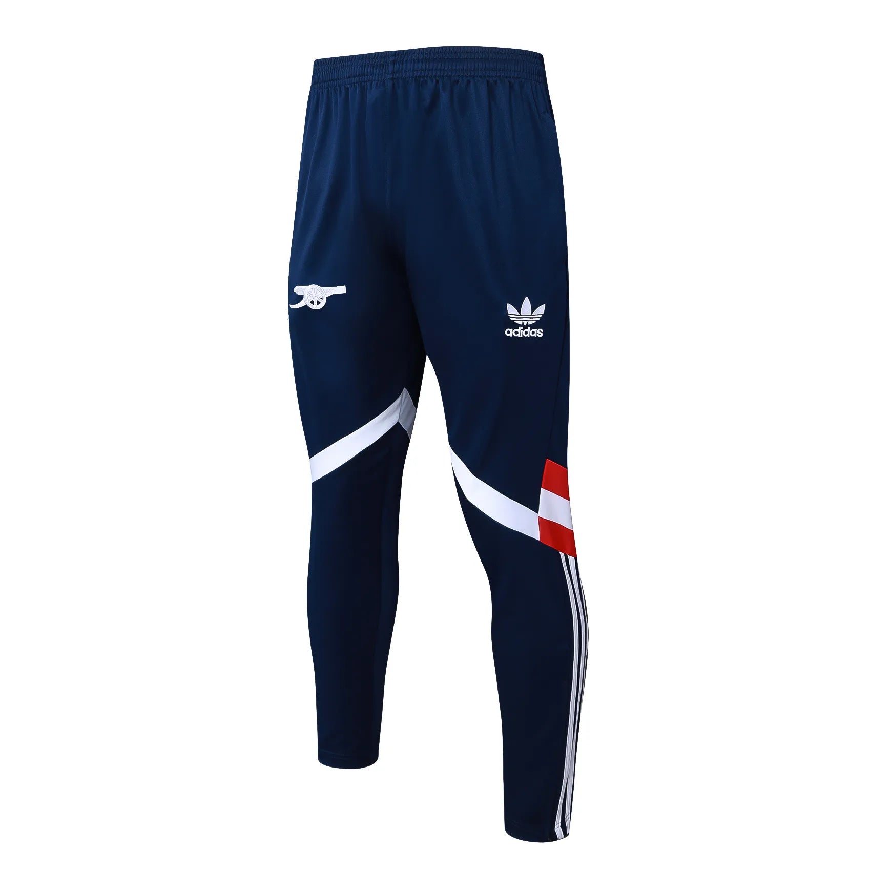 Conjunto Agasalho Treino Arsenal 24/25 Vermelho e Azul Escuro