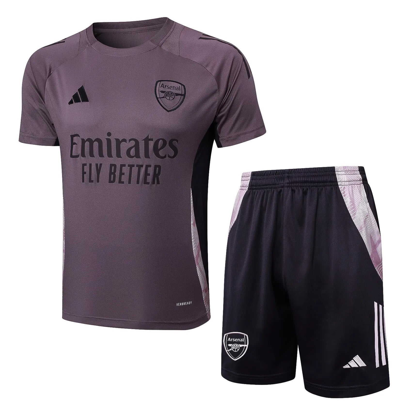 Conjunto Arsenal Treino 24/25 Roxo Aurora