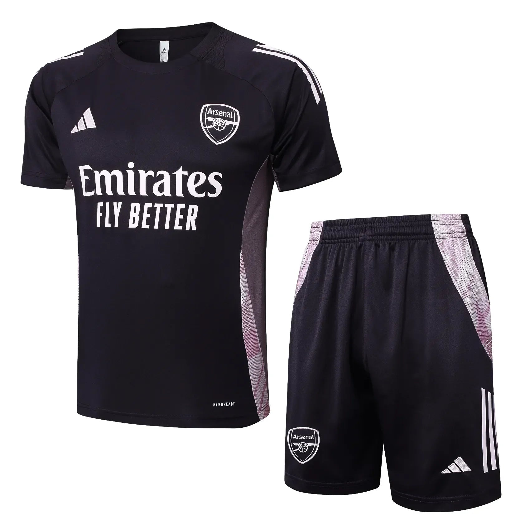 Conjunto Arsenal Treino 24/25 Roxo Escuro