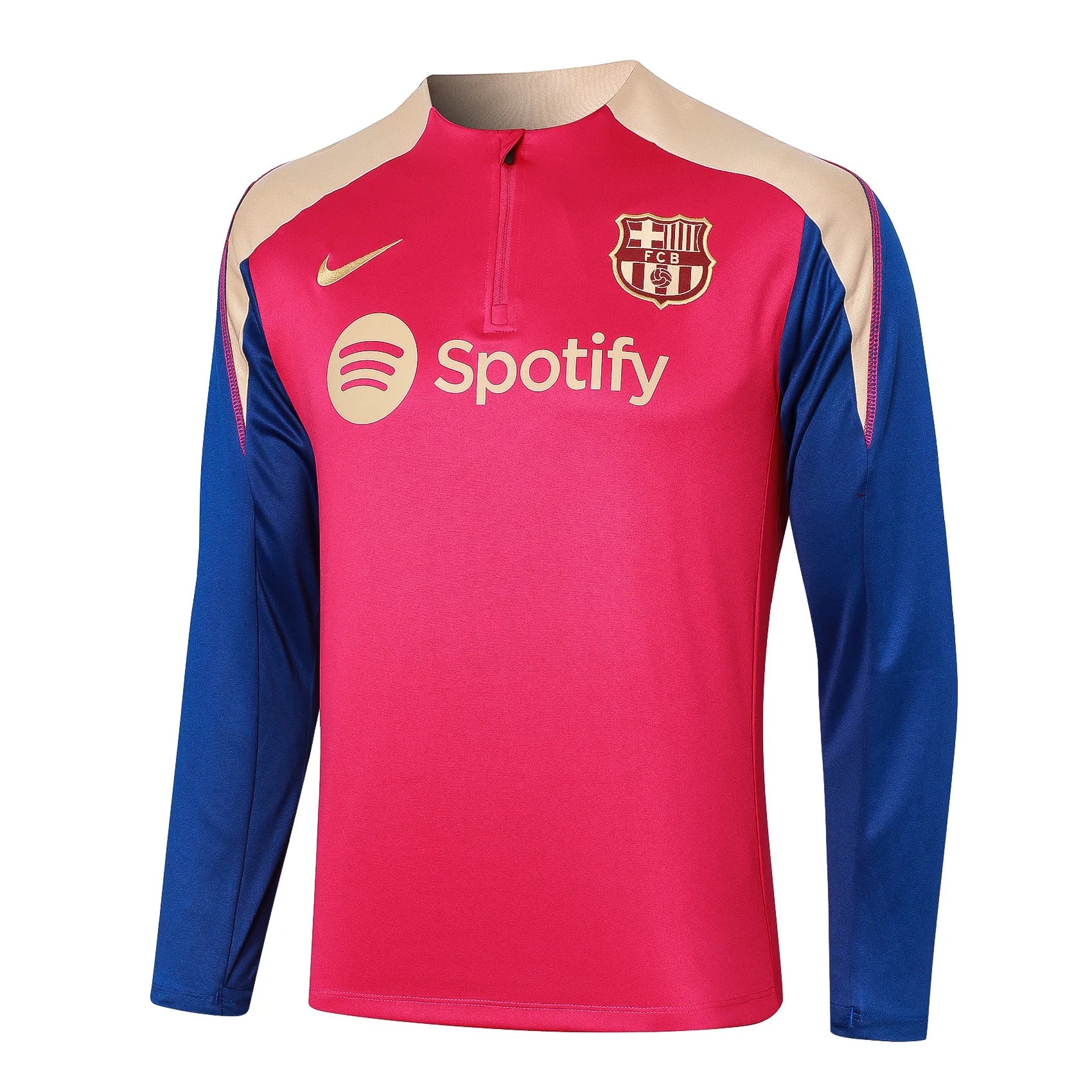 Conjunto Agasalho Treino Barcelona 24/25 Rosa