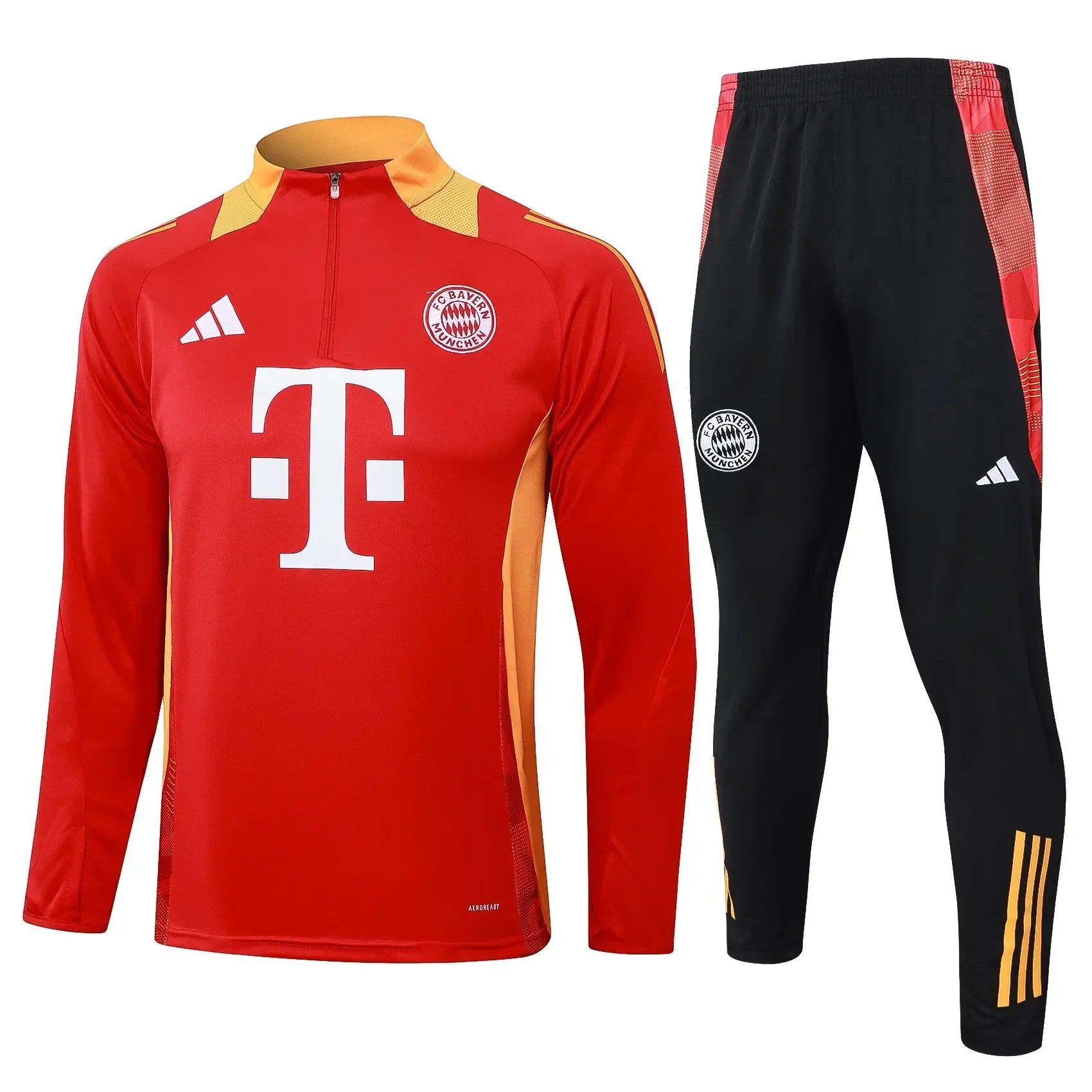 Conjunto Agasalho Treino Bayern de Munique 24/25 Vermelho