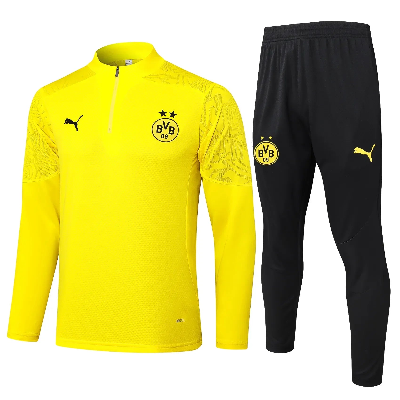Conjunto Agasalho Treino Borussia Dortmund 24/25 Amarelo