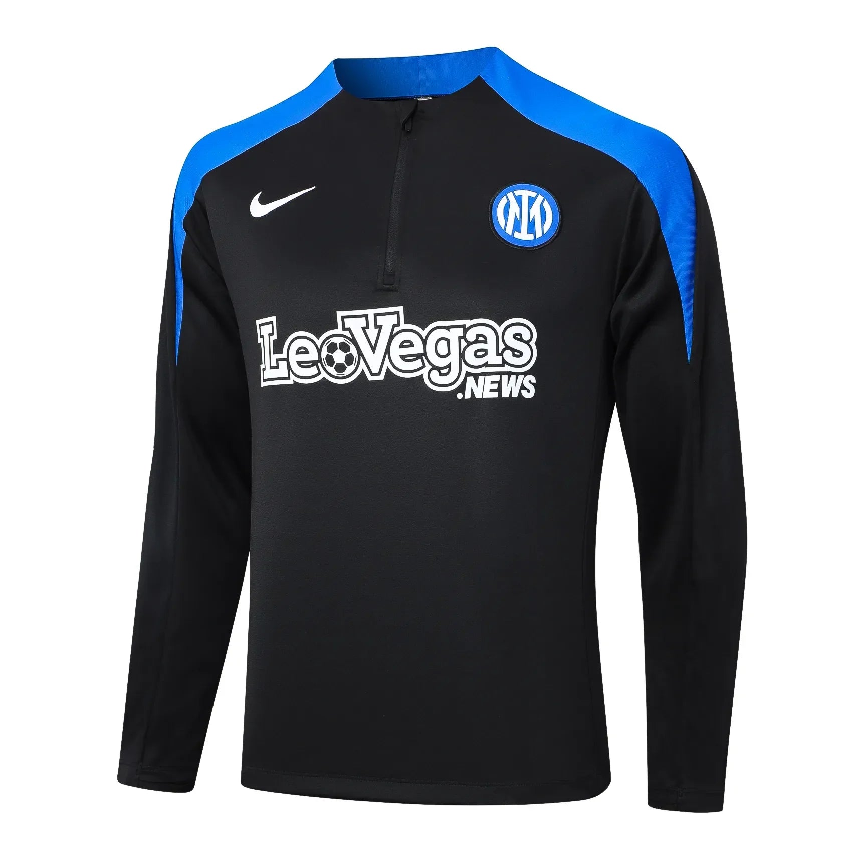 Conjunto Agasalho Treino Inter de Milão 24/25 Preto