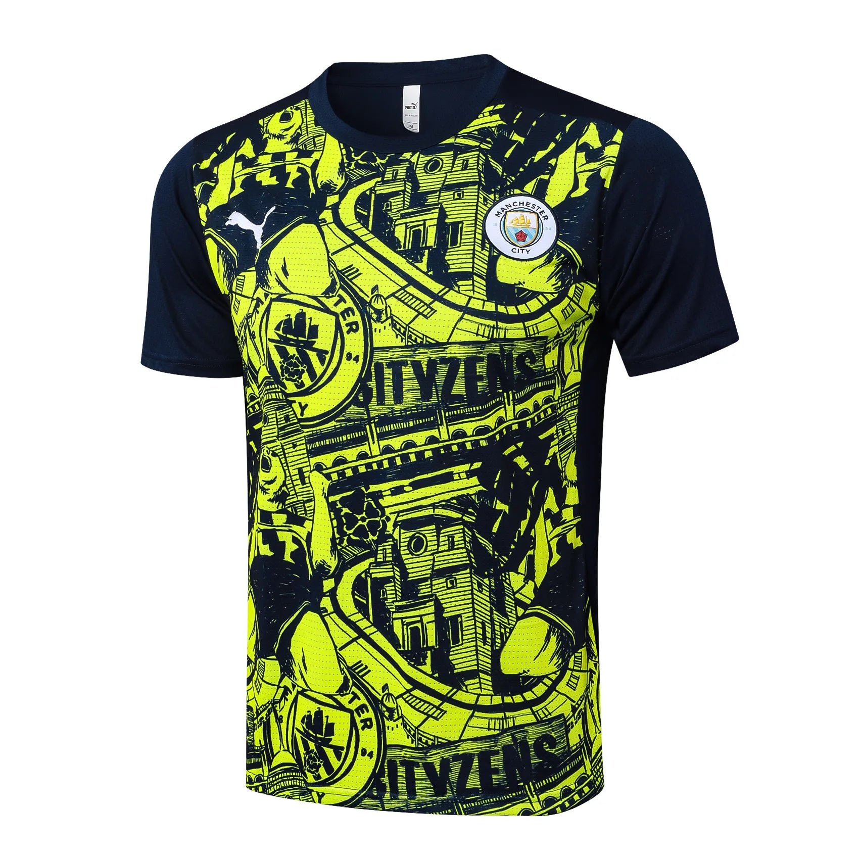 Conjunto Manchester City Treino 24/25 Amarelo