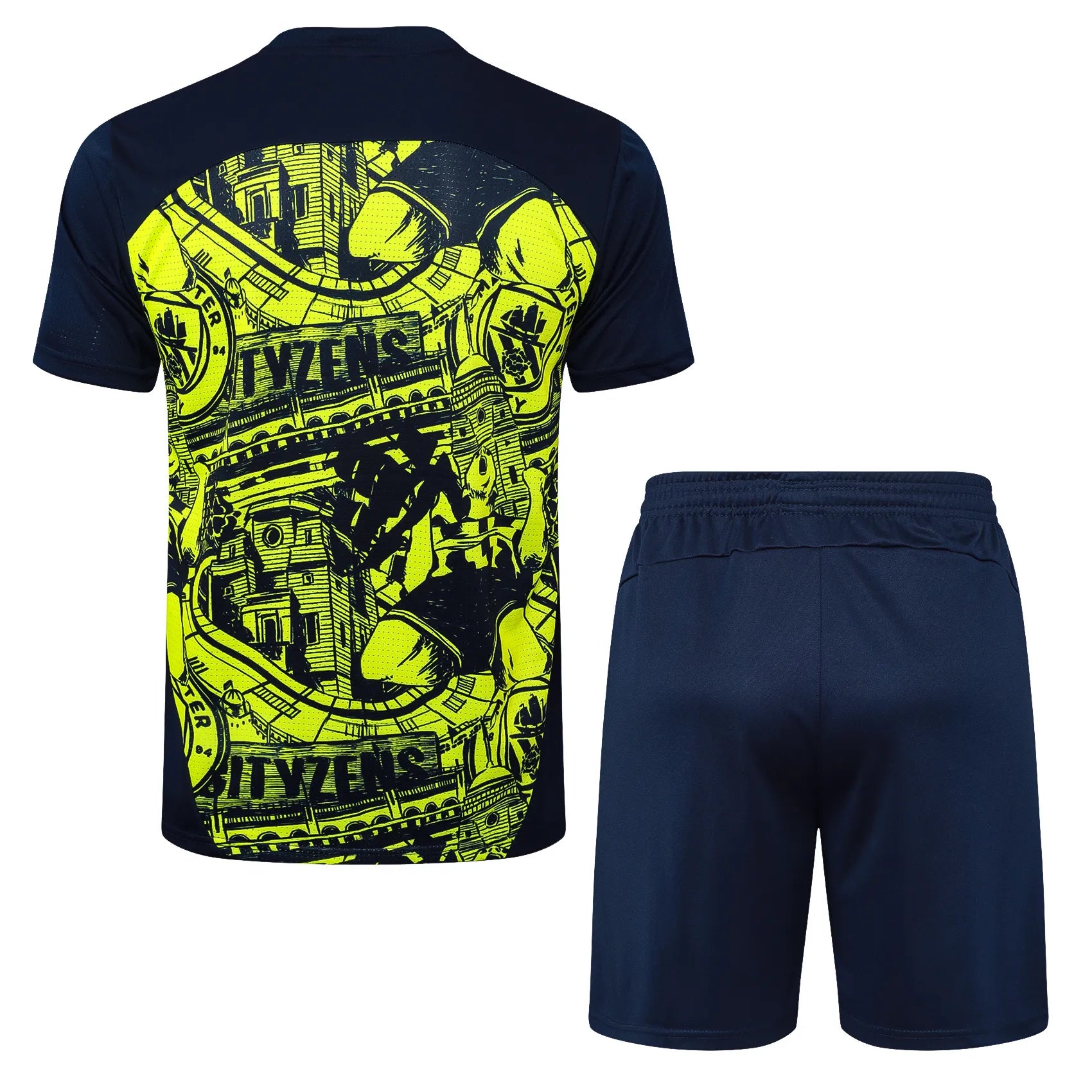 Conjunto Manchester City Treino 24/25 Amarelo