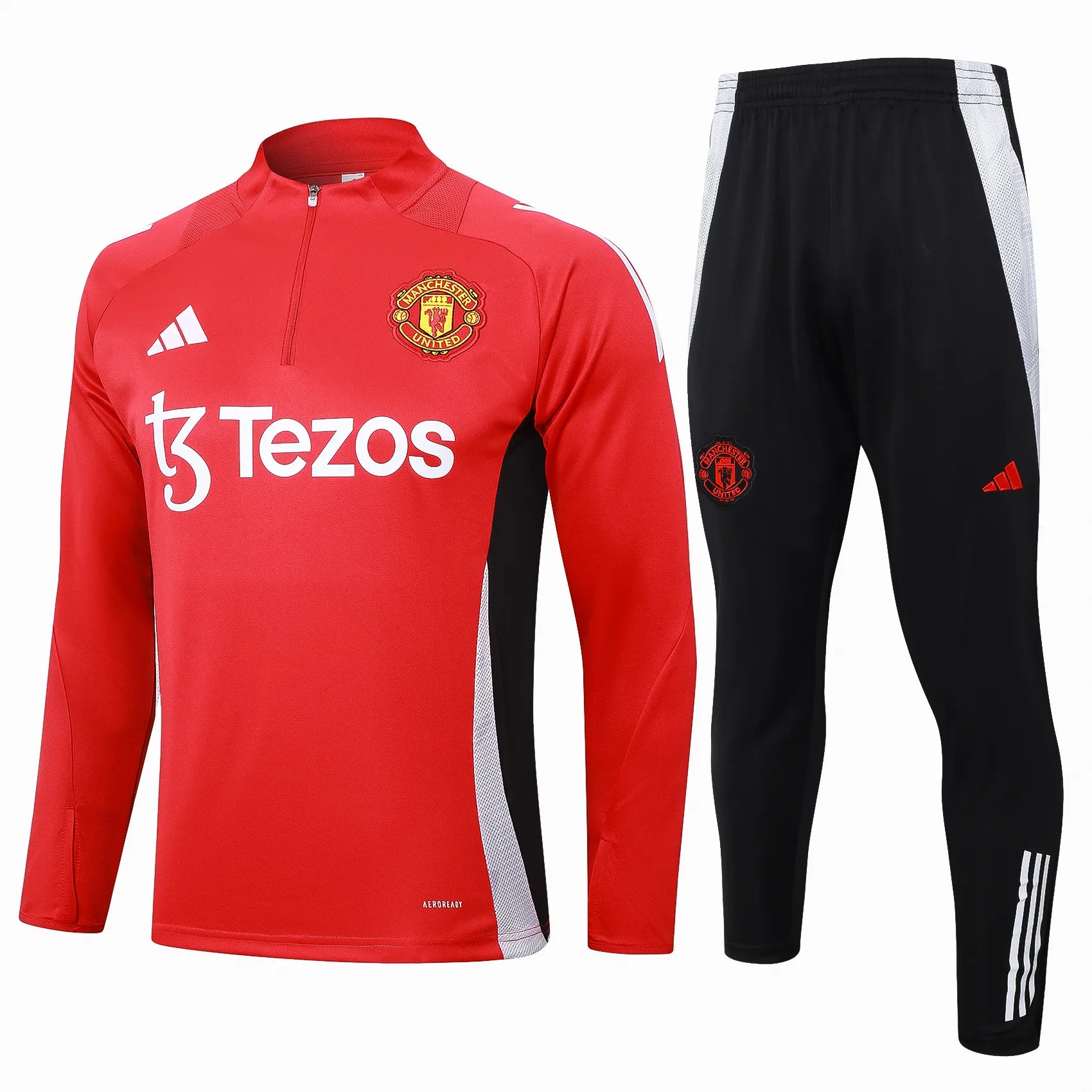 Conjunto Agasalho Treino Manchester United 24/25 Vermelho