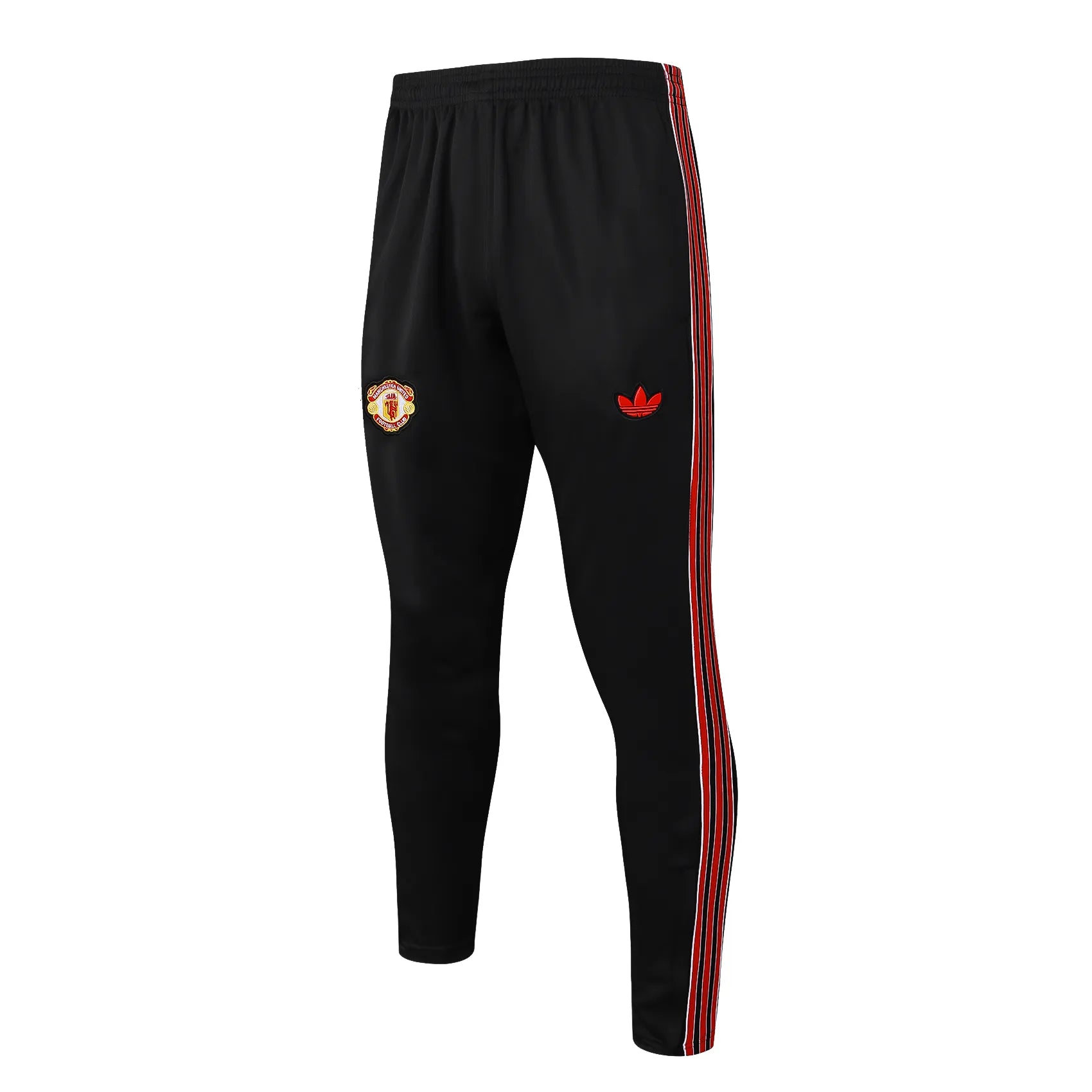 Conjunto Agasalho Treino Manchester United 24/25 Preto e Vermelho