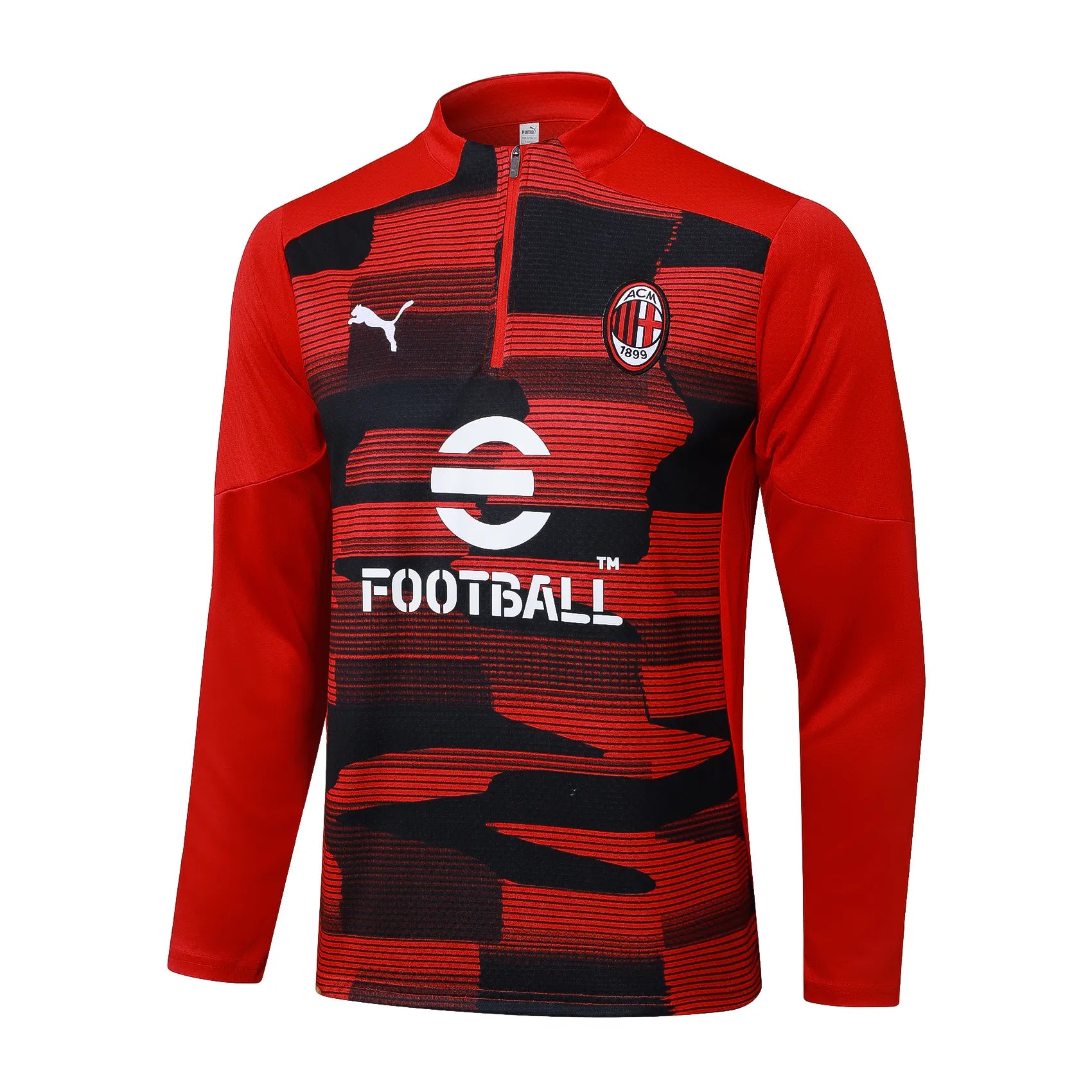 Conjunto Agasalho Treino Milan 24/25 Vermelho