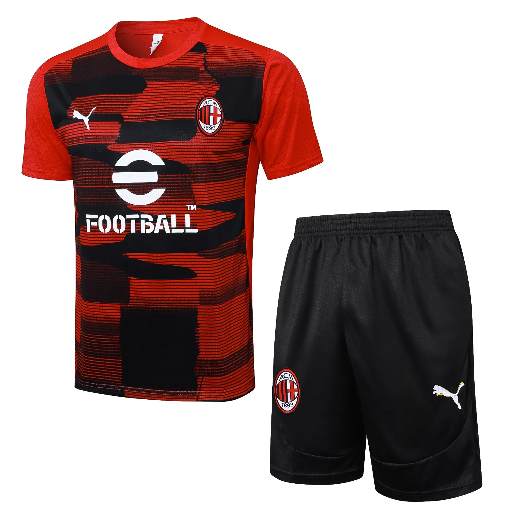 Conjunto Milan Treino 24/25 Vermelho