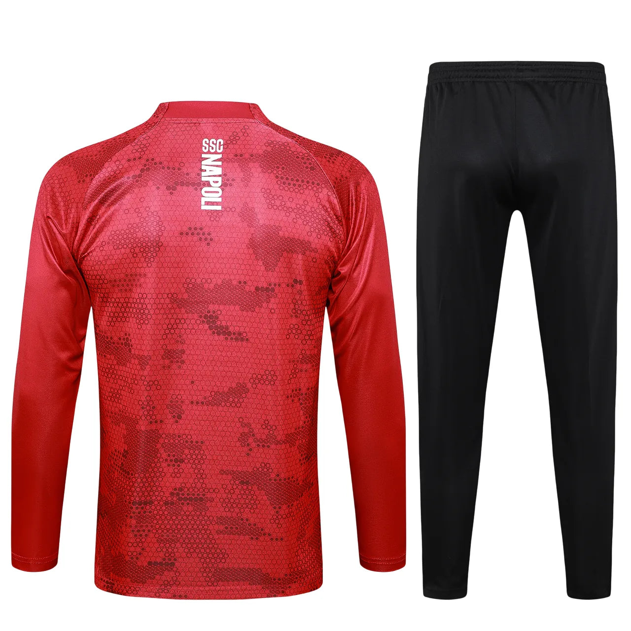 Conjunto Agasalho Treino Napoli 24/25 Vermelho