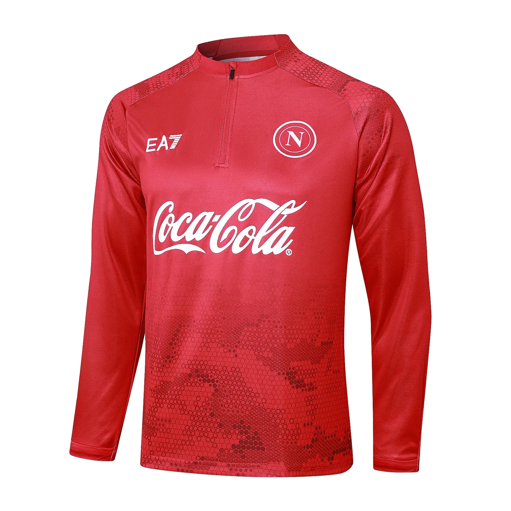 Conjunto Agasalho Treino Napoli 24/25 Vermelho