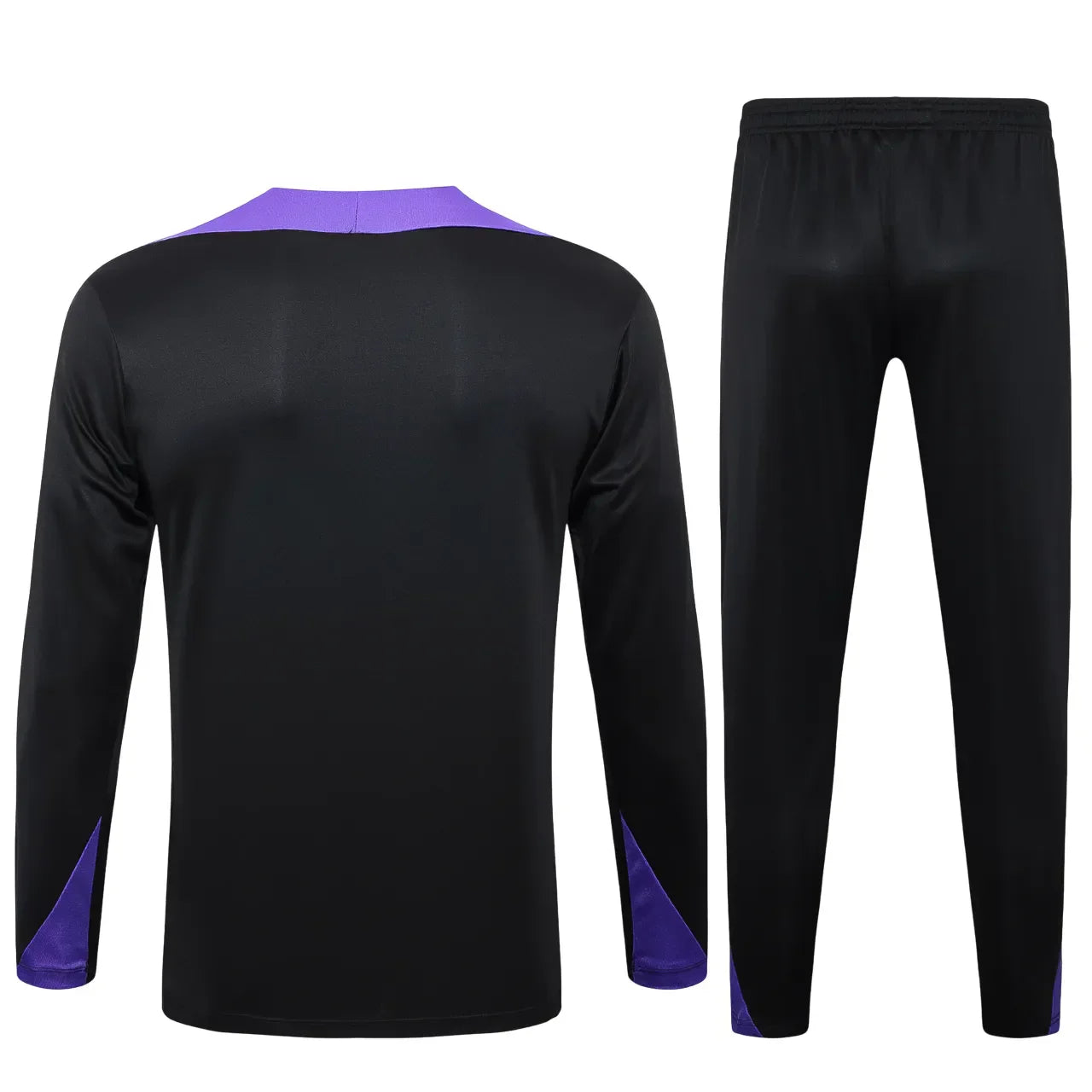 Conjunto Agasalho Treino PSG 24/25 Preto e Roxo