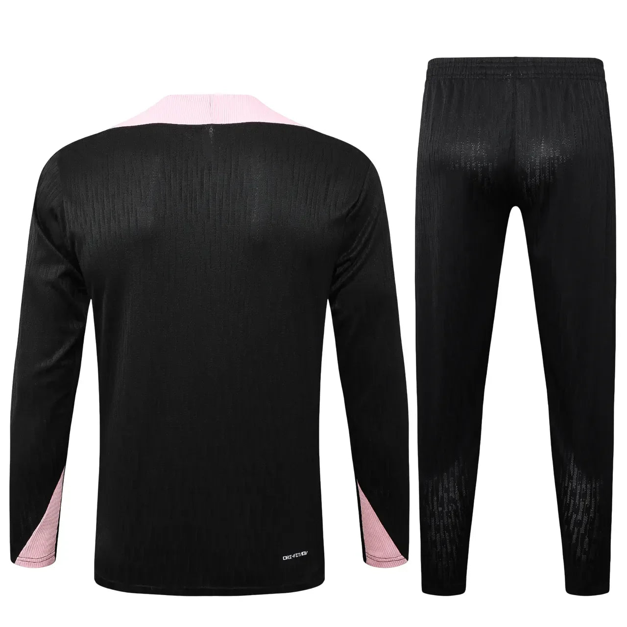 Conjunto Agasalho Treino PSG 24/25 Preto e Rosa