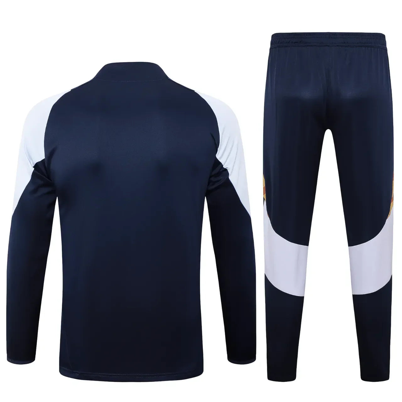 Conjunto Agasalho Treino Real Madrid 24/25 Azul e Branco