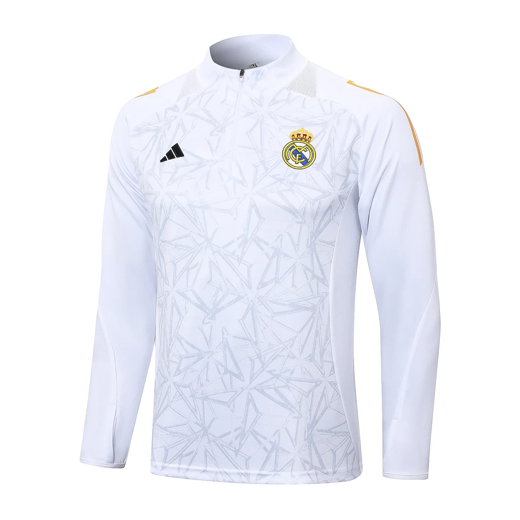 Conjunto Agasalho Treino Real Madrid 24/25 Branco