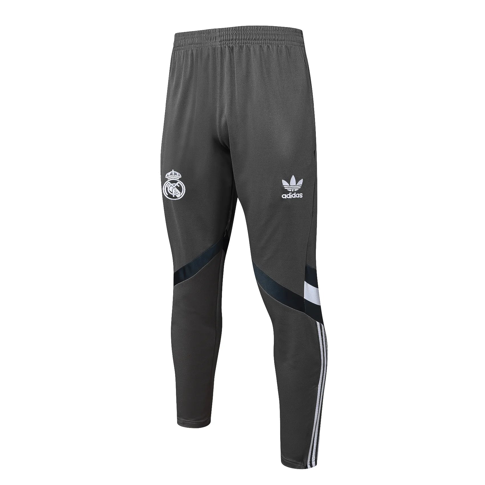 Conjunto Agasalho Treino Real Madrid 24/25 Cinza