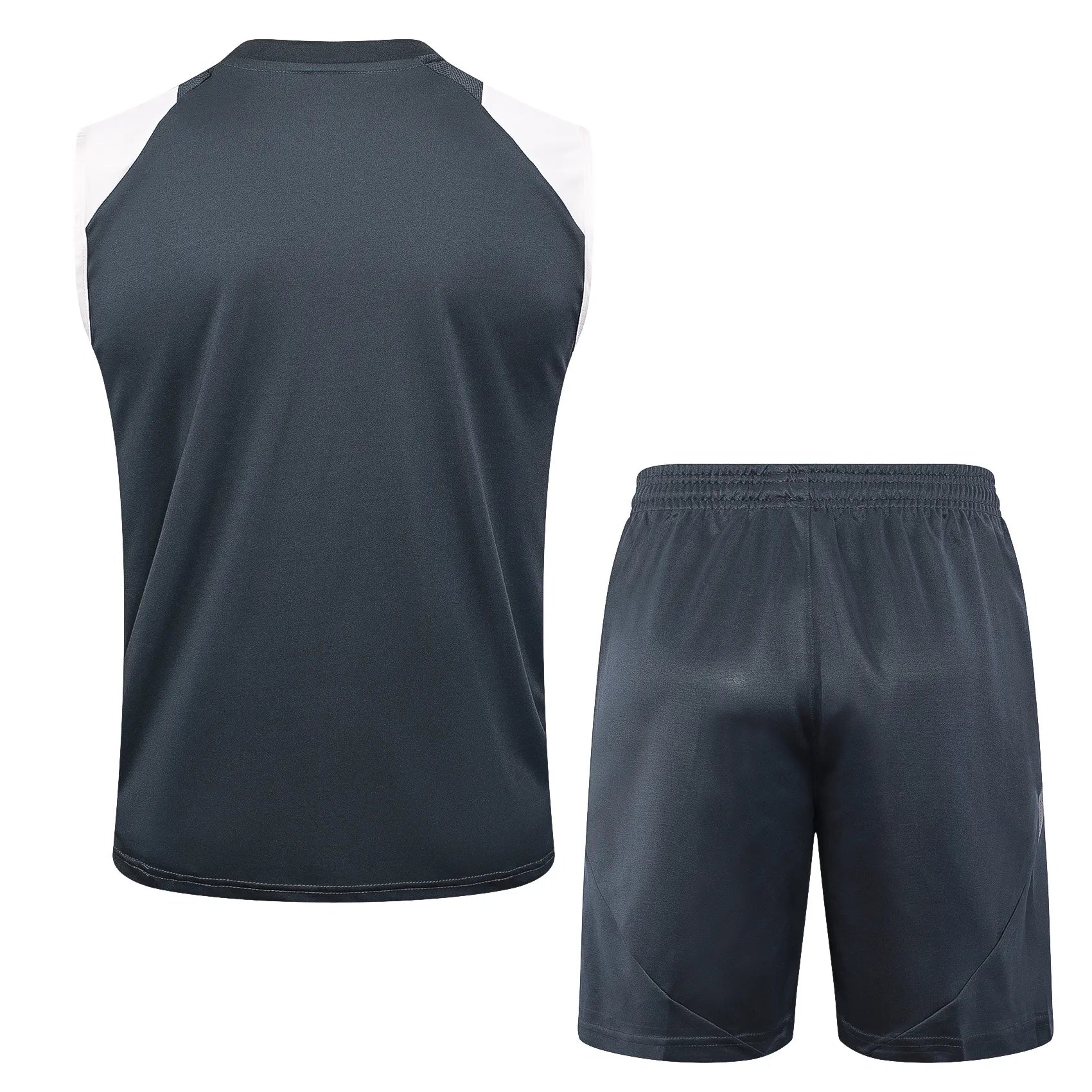 Conjunto Real Madrid Treino Regata 24/25 Cinza
